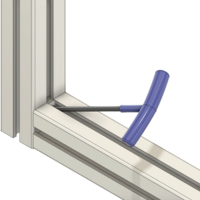 41-002-2 MODULAR SOLUTIONS PROFILE FASTENER<br>SPEEDLOCK HIDDEN PROFILE CONNECTOR C - W/ T40 TORX